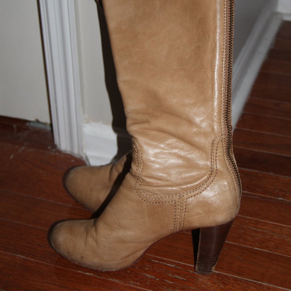 FRYE tall heeled boots